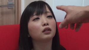 ガンギマリ催● ～完全に性欲の奴●になった美少女～ 芹沢つむぎ  エロGIF動画001